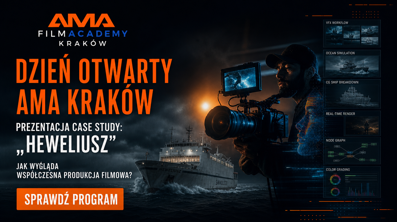 Dzień otwarty w AMA Film Academy Kraków: Twoja kariera filmowa